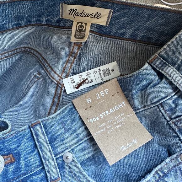 Madewell Light Blue Straight Leg Jeans - Picture 9 of 11